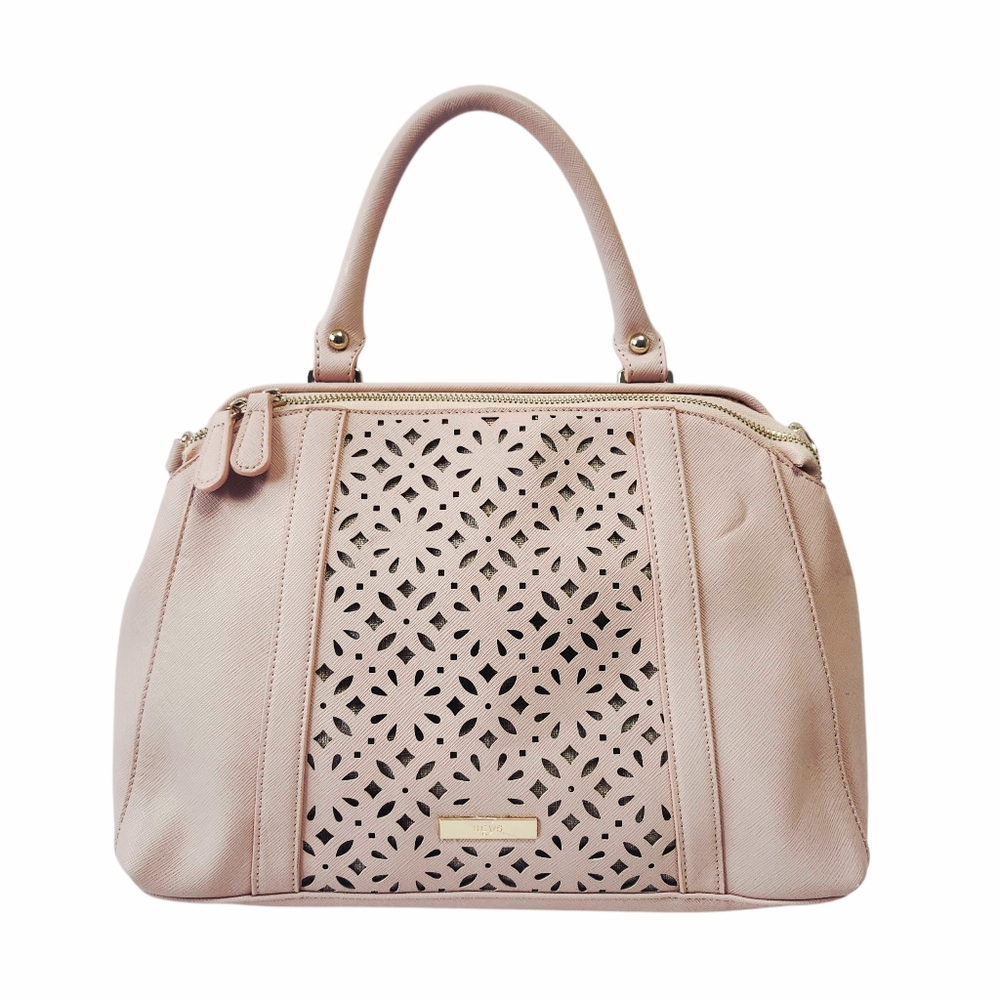Heys Bliss Satchel Handbag Blush Cut Out Floral